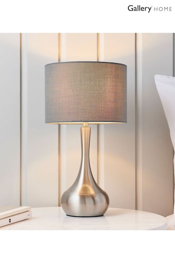 Gallery Home Silver Ambiance Table Lamp (M08139) | £40