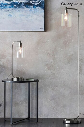 Gallery Home Silver Boldo Table Lamp (M08143) | £83