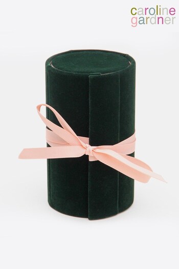 Caroline Gardner Green Jewellery Box Roll (M08803) | £26