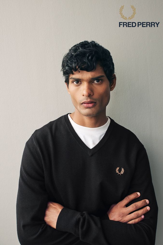 Buy Men s Fred Perry Jumpers Knitwear Online Next UK