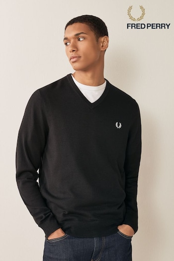 Fred Perry Classic V-Neck Jumper (M09633) | £130