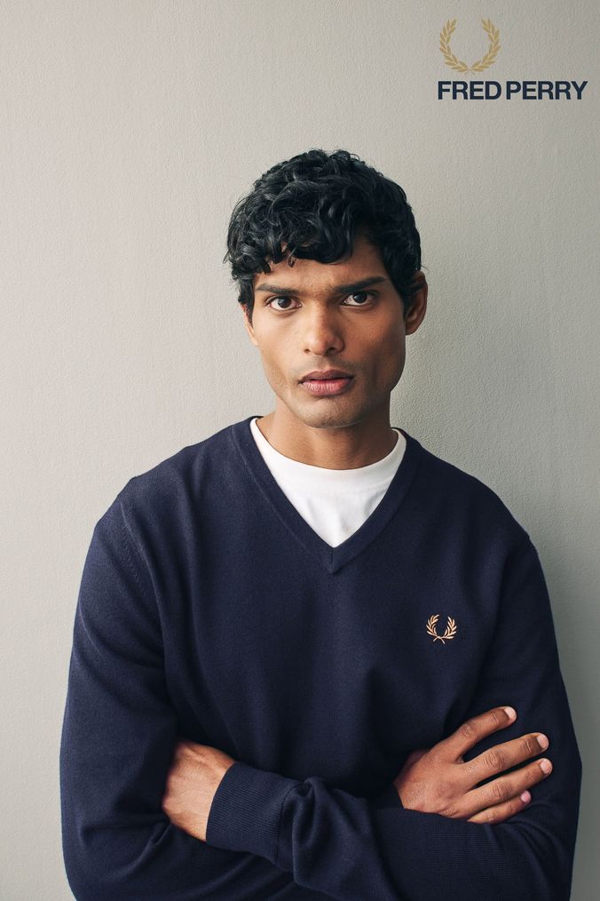 Fred perry mens jumpers sales