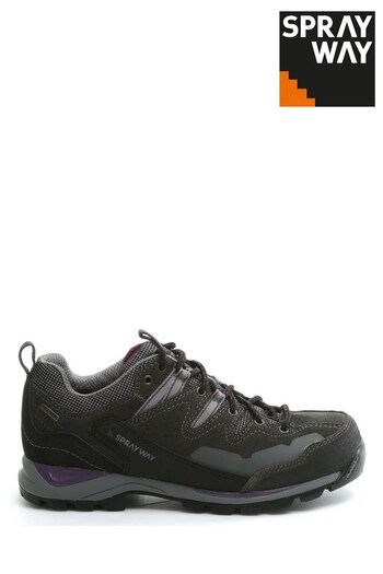 Sprayway Oxna Low Women's HydroDRY Waterproof Grey Leather Boot Shoes (M09856) | £50