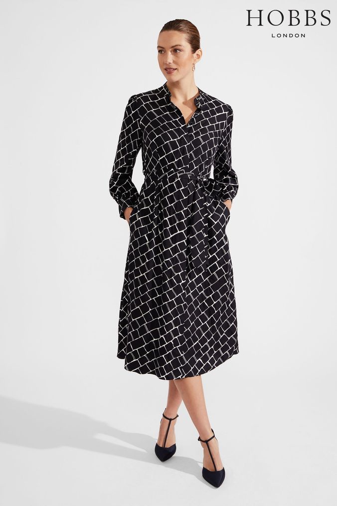 Buy Women s Black Hobbs Myleene Klass Occasionwear Print Dresses Online AspennigeriaShops