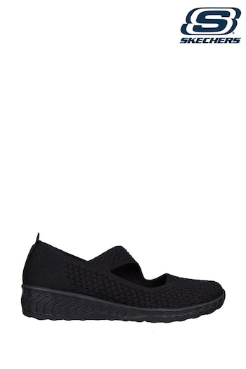 Skechers Black Up-Lifted Womens Shoes (M10042) | £67