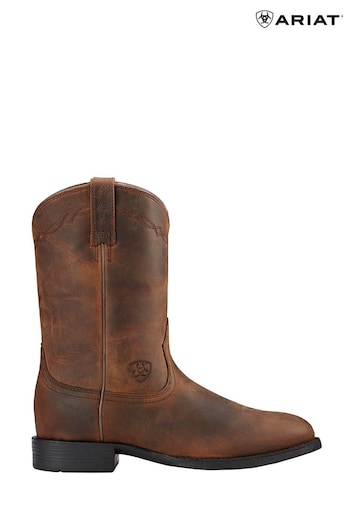 Ariat Brown Heritage Roper Western Boots (M10783) | £140