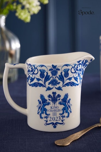 Spode Blue King's Coronation Cream Jug (M11079) | £32