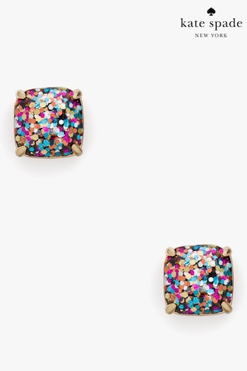 Kate Spade New York Gold Tone Crystal Square Stud Earrings (M11089) | £40
