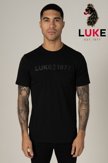 Luke 1977 Black Shizzle Brizzle T-Shirt (M11231) | £35
