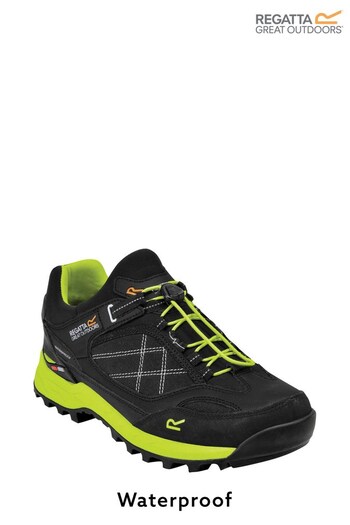 Regatta Black Samaris Pro Waterproof Walking Shoes 3030-03410-00189-1075 (M11522) | £112