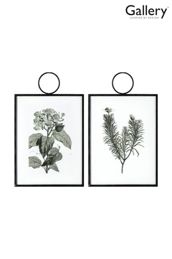 Gallery Home Set of 2 Gold Floral I Framed Wall Art (M11896) | £29