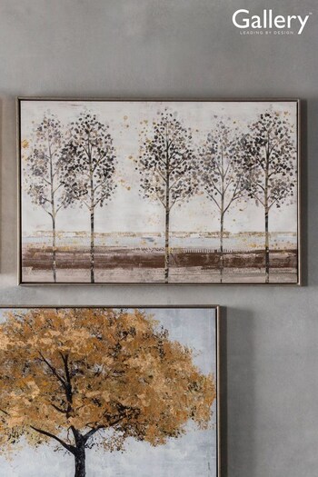 Gallery Home Natural Autumn Avenue Framed Wall Art (M11916) | £60