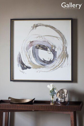 Gallery Home Gold Painted Whirlpool Framed Wall Art (M11917) | £90