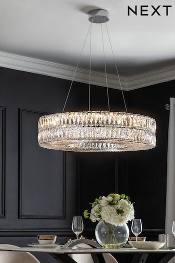 Clear Aria Large Pendant Ceiling Light (M12928) | £499