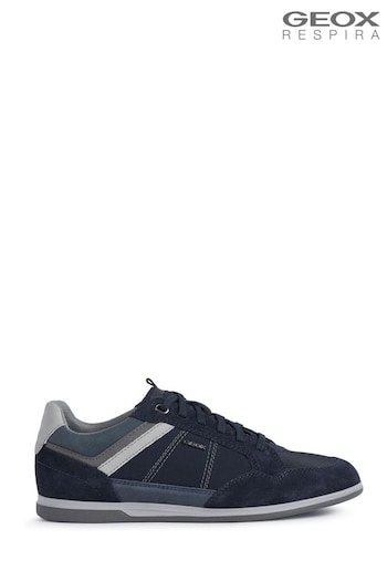 Geox Mens Blue Renan Sneakers (M13033) | £100