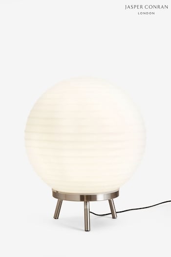 Jasper Conran London White Ribbed Glass Floor Lamp (M13069) | £170
