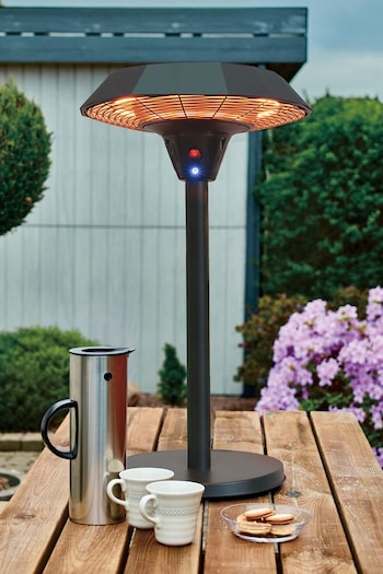 Charles Bentley Black 2000W Electric Table Top Patio Heater (M14074) | £165