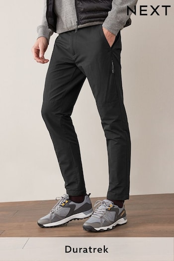 Black Slim Shower Resistant Walking Trousers (M14622) | £32