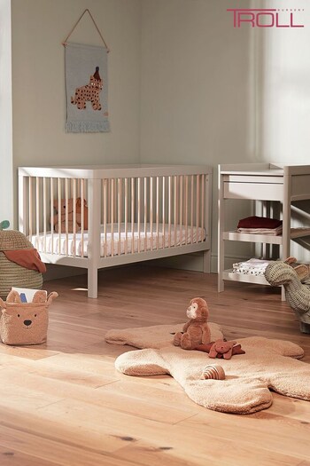 Troll Grey Lukas 2 Piece Cot and Changing Table (M15424) | £529