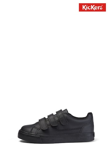 Kickers Junior Tovni Trip Black Shoes (M15747) | £50