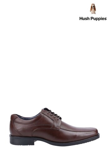 Hush Puppies Brown Brandon Lace-Up Shoes (M16004) | £75