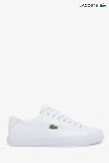 Lacoste Mens White Gripshot Trainers (M16332) | £80
