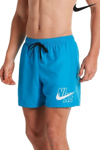 Nike Blue Logo Lap 5 Inch Volley Swim Shorts (M16952) | £28
