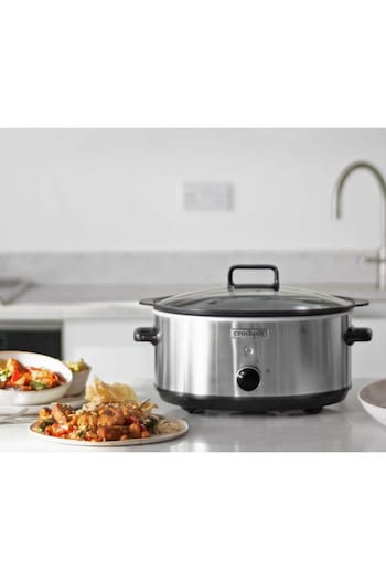 Crockpot Silver Sizzle and Stew Slow Cooker (M17643) | £35