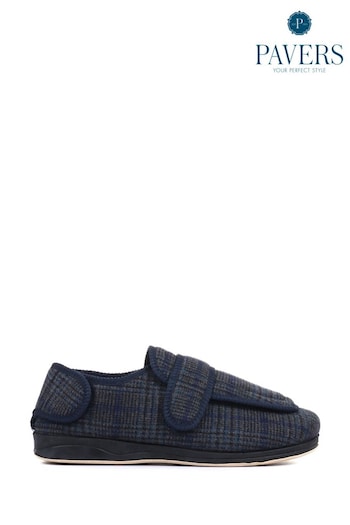 Pavers Touch Fasten Slippers (M18771) | £23