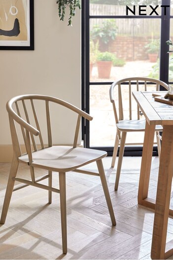 Set of 2 Natural Stockholm Dining Chairs (M18855) | £370