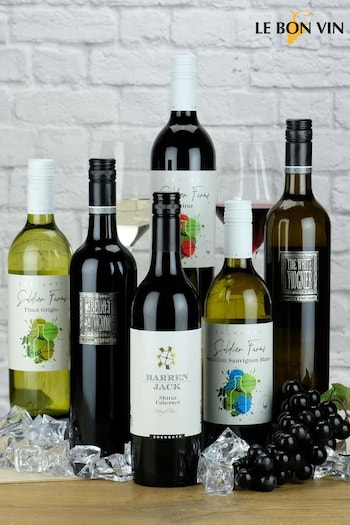 Australian Wine Adventure Mixed Case of 6 Bottles by Le Bon Vin (M18943) | £66