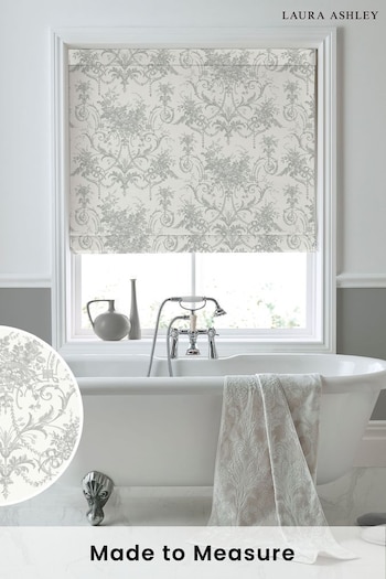 Laura Ashley Steel Tuileries Made To Measure Roman Blinds (M1Z290) | £79