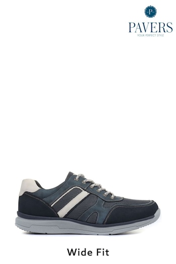 Pavers Mens Wide Fit Trainers (M20646) | £43