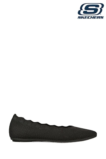 Skechers Black Cleo 2.0 Love Spell Womens Shoes new (M20967) | £57