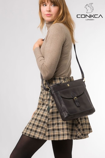 Conkca Josephine Leather Shoulder Bag (M21127) | £65