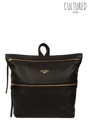Cultured London Addington Leather Backpack (M21153) | £48