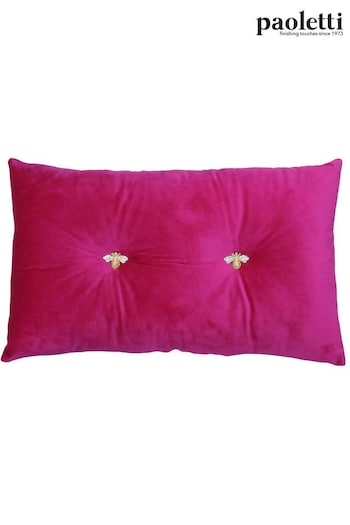 Riva Paoletti Fuchsia Pink Bumble Cushion (M21474) | £17