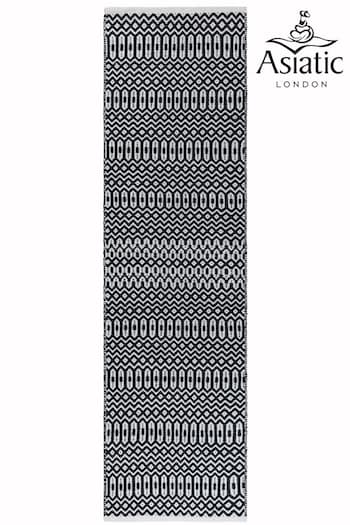 Asiatic Rugs Black indoor/Outdoor Halsey Rug (M22144) | £80 - £278
