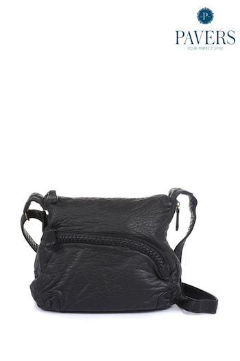 Pavers Black Ladies Stylish Bag With Adjustable Strap (M22565) | £30