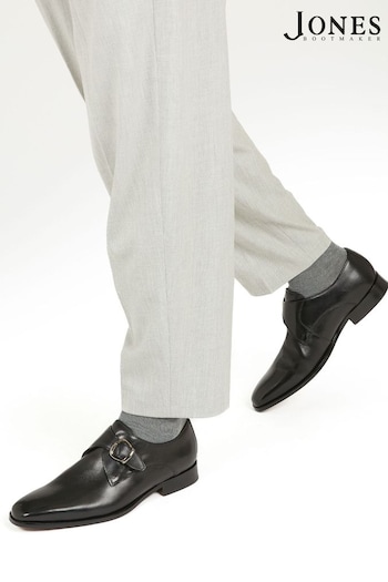 Jones Bootmaker Justin Men's Leather Single Strap Monk Shoes Maureen-boot (M22679) | £110