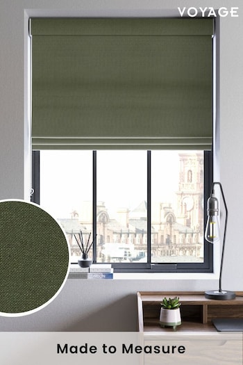 Forest Green Voyage Maison Romeo Made To Measure Roman Blind (M23132) | £84