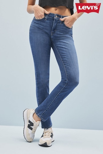 Levi's® Lapis Gem Levi's 314 SHAPING STRAIGHT Flannel Jeans (M23428) | £80