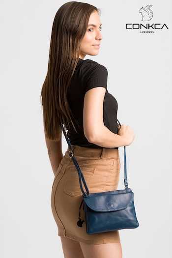 Conkca Tillie Leather Cross-Body Bag (M25610) | £45