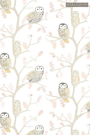 Harlequin Natural Little Owls Wallpaper Children's Wallpaper (M27825) | £39