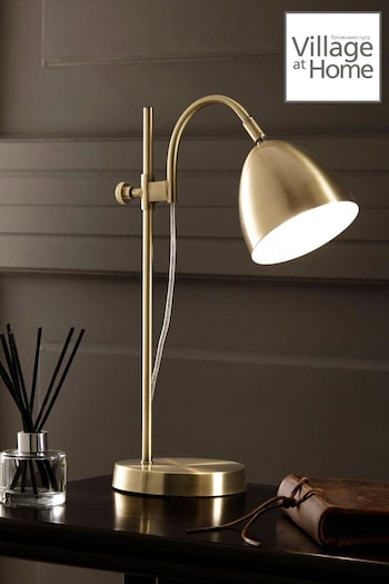Village At Home Brass Seb Table Lamp (M29712) | £89