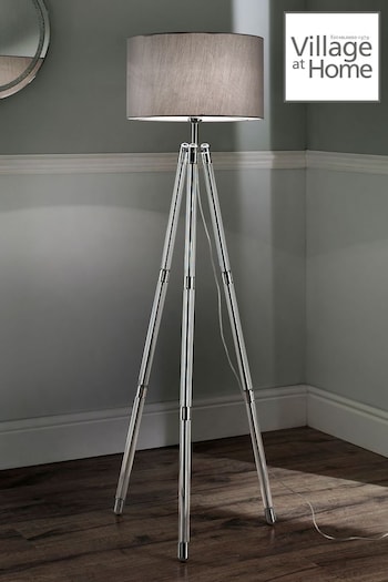 Village At Home Grey Hudson Floor Lamp (M29717) | £296
