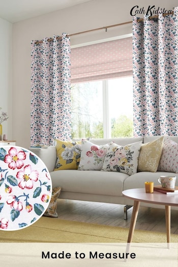 Cath Kidston Cream Climbing Blossom Made To Measure Curtains (M32031) | £91