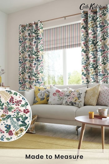 Cath Kidston Green Twilight Garden Made To Measure Curtains (M32042) | £91