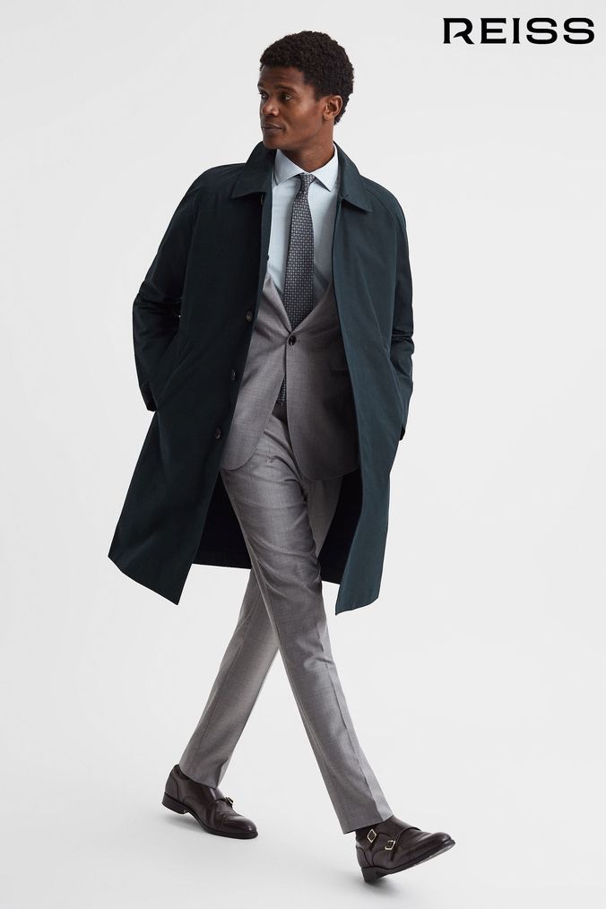 Mid length overcoat mens 2025
