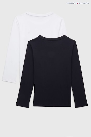 Tommy Hilfiger Original Long Sleeve T-Shirt 2 Pack (M32538) | £27